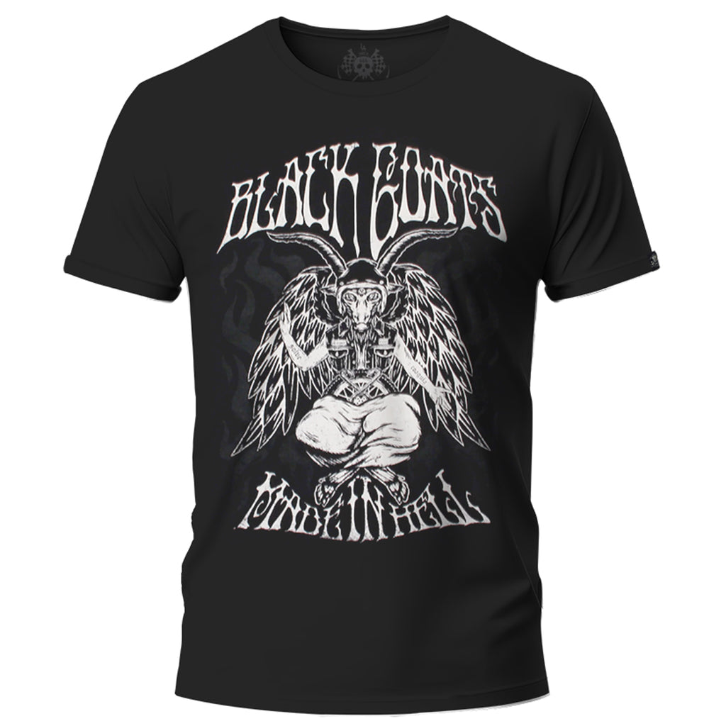 T-SHIRT MEN Black Goats