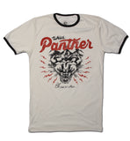 T SHIRT MEN RINGER Wild Panther