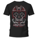 T SHIRT MEN Skull Pinstripes