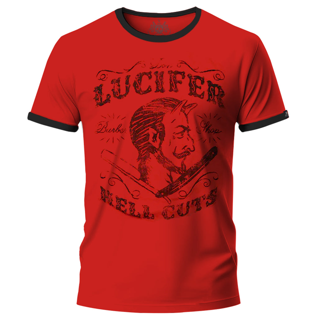T SHIRT MEN RINGER Lucifer